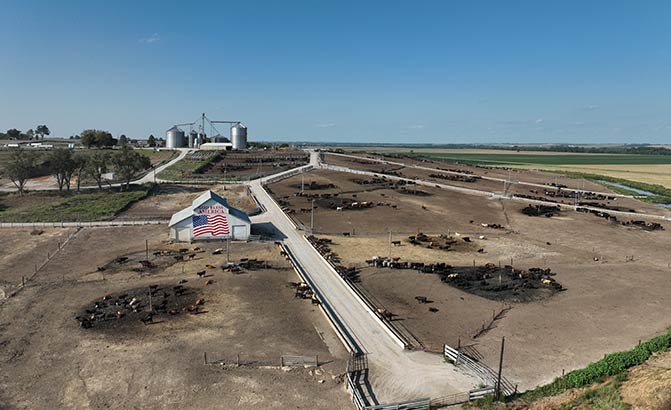 Gregory Feedlots Arial View